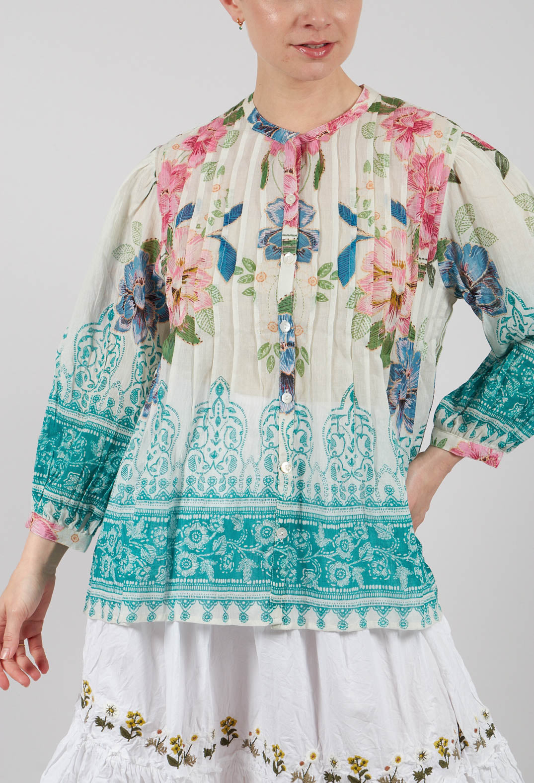 Lucette Blouse in Vert
