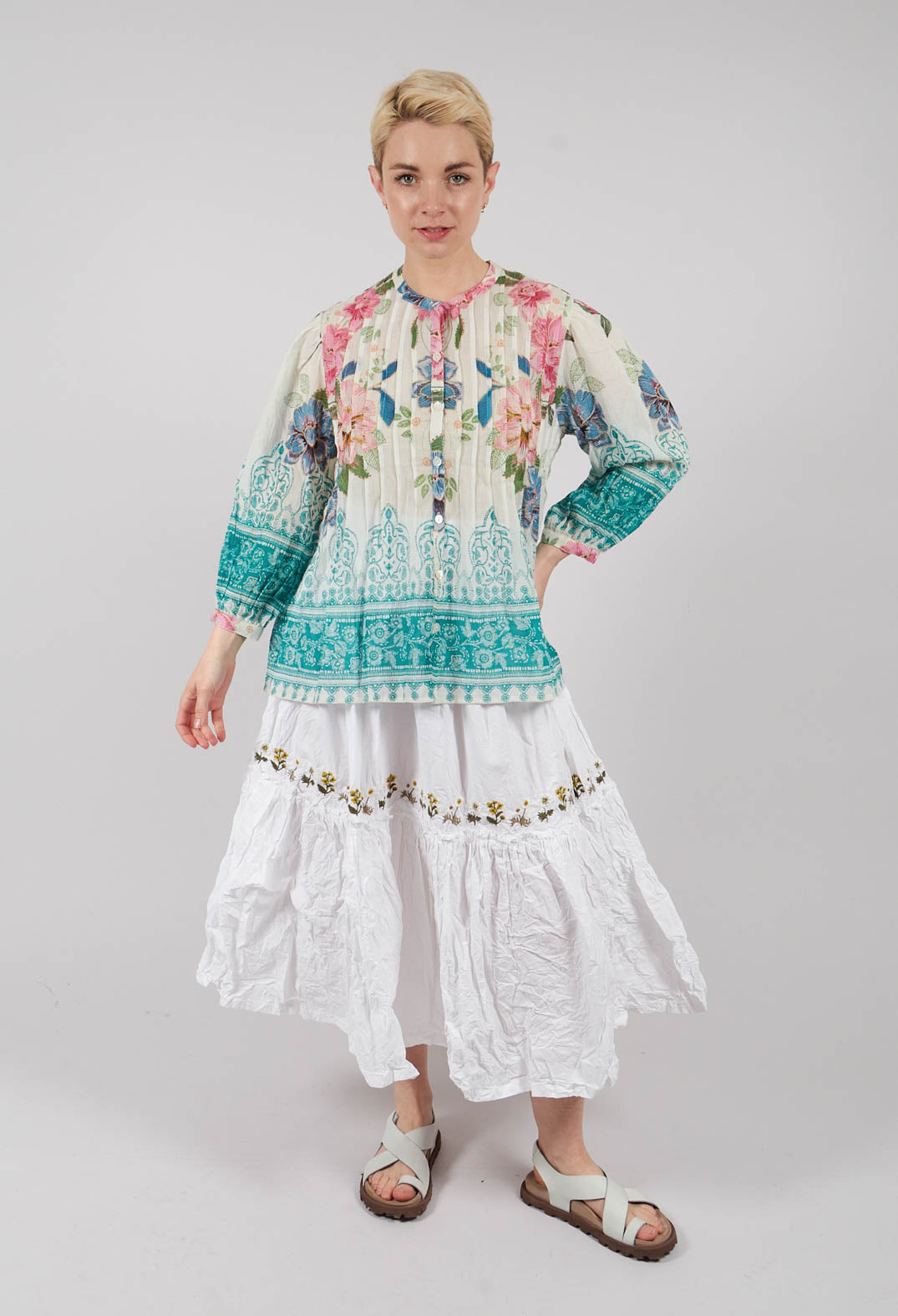 Lucette Blouse in Vert