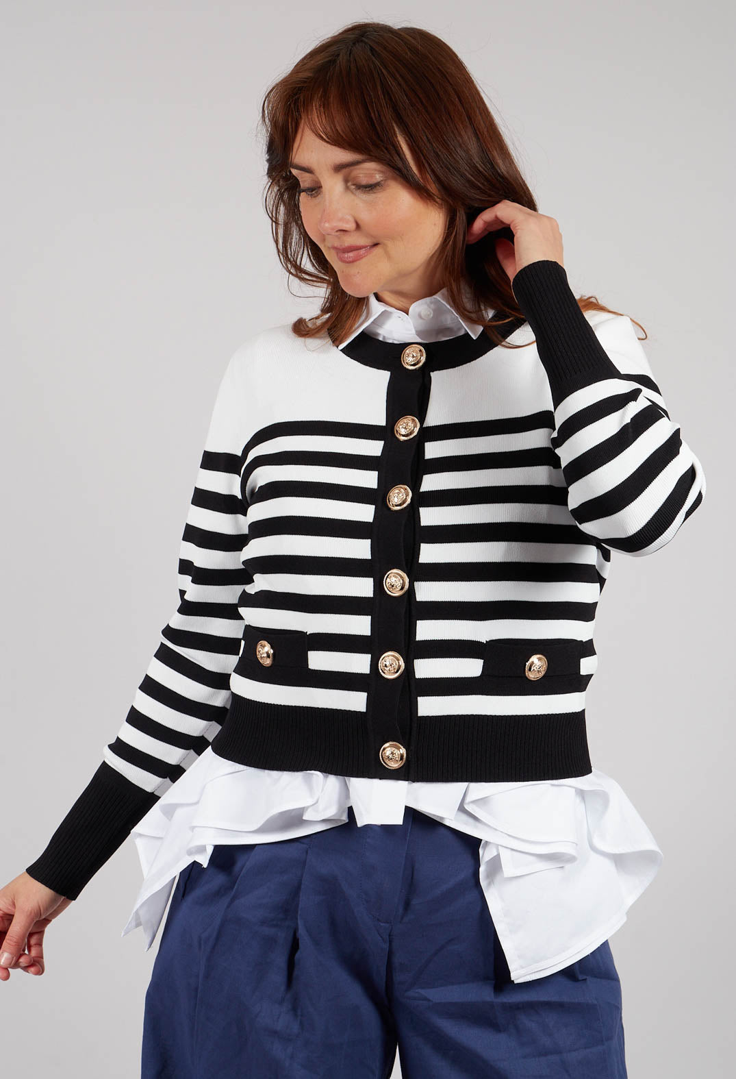 Floride Gilet Maille In Noir