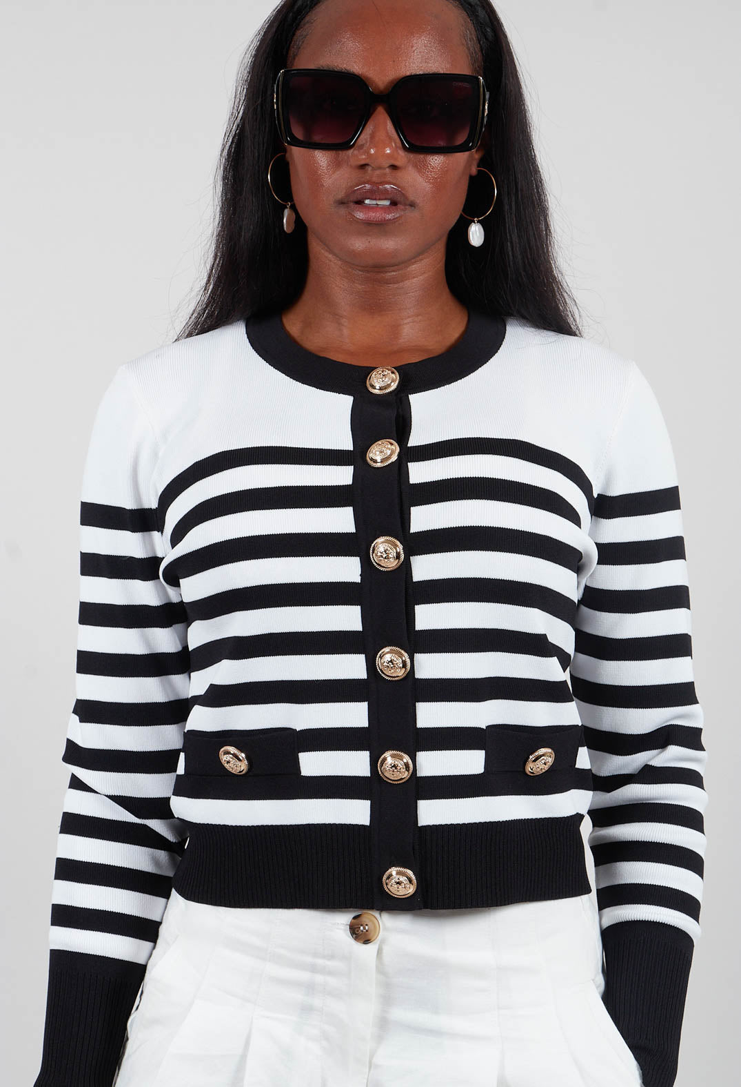 Floride Cardigan Maille In Noir