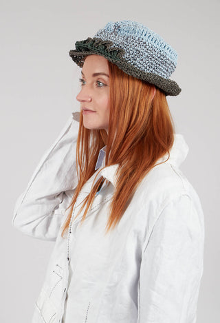 Bowknot Hat in Original Blue