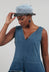 Bowknot Hat in Original Blue