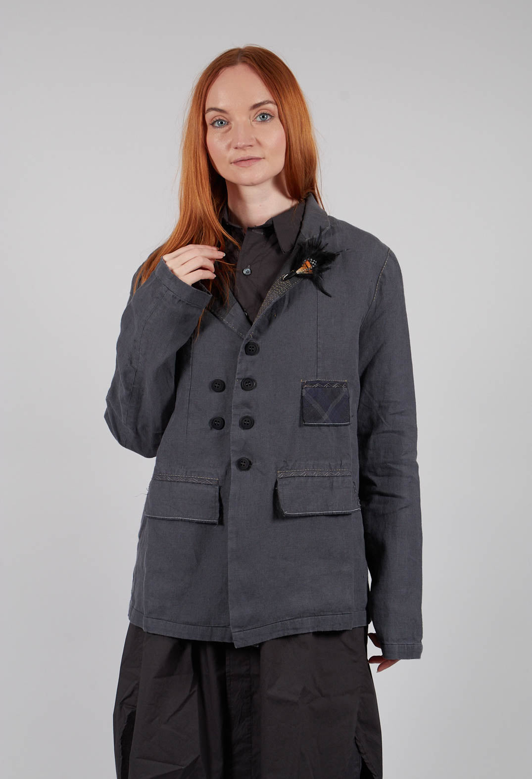 Mid Length Jacket in Original Anthracite