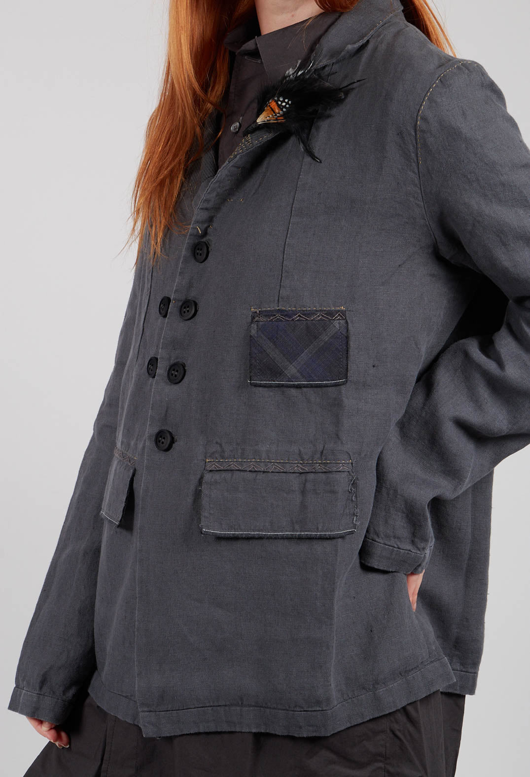 Mid Length Jacket in Original Anthracite