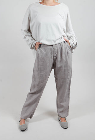 Chino Pants in Silver Gray