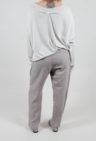 Chino Pants in Silver Gray