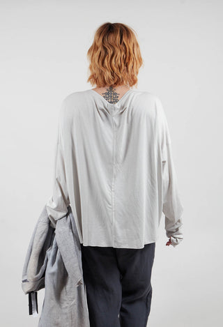 Drop Shoulder Top in Original Beige