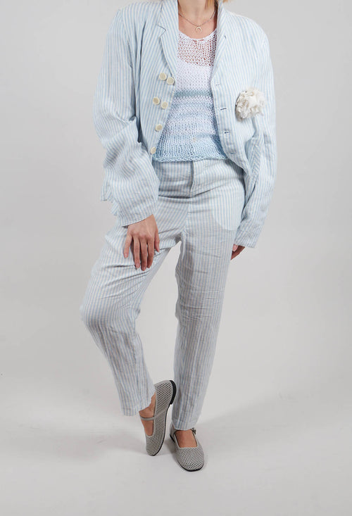 Straight Leg Turnup Pants in Original