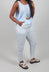 Straight Leg Turnup Pants in Original
