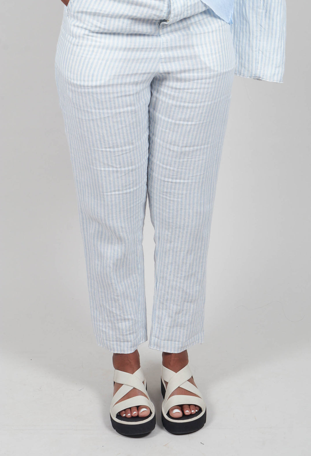 Straight Leg Turnup Pants in Original