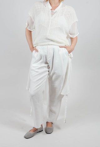 Button Fly Pants in Original Beige