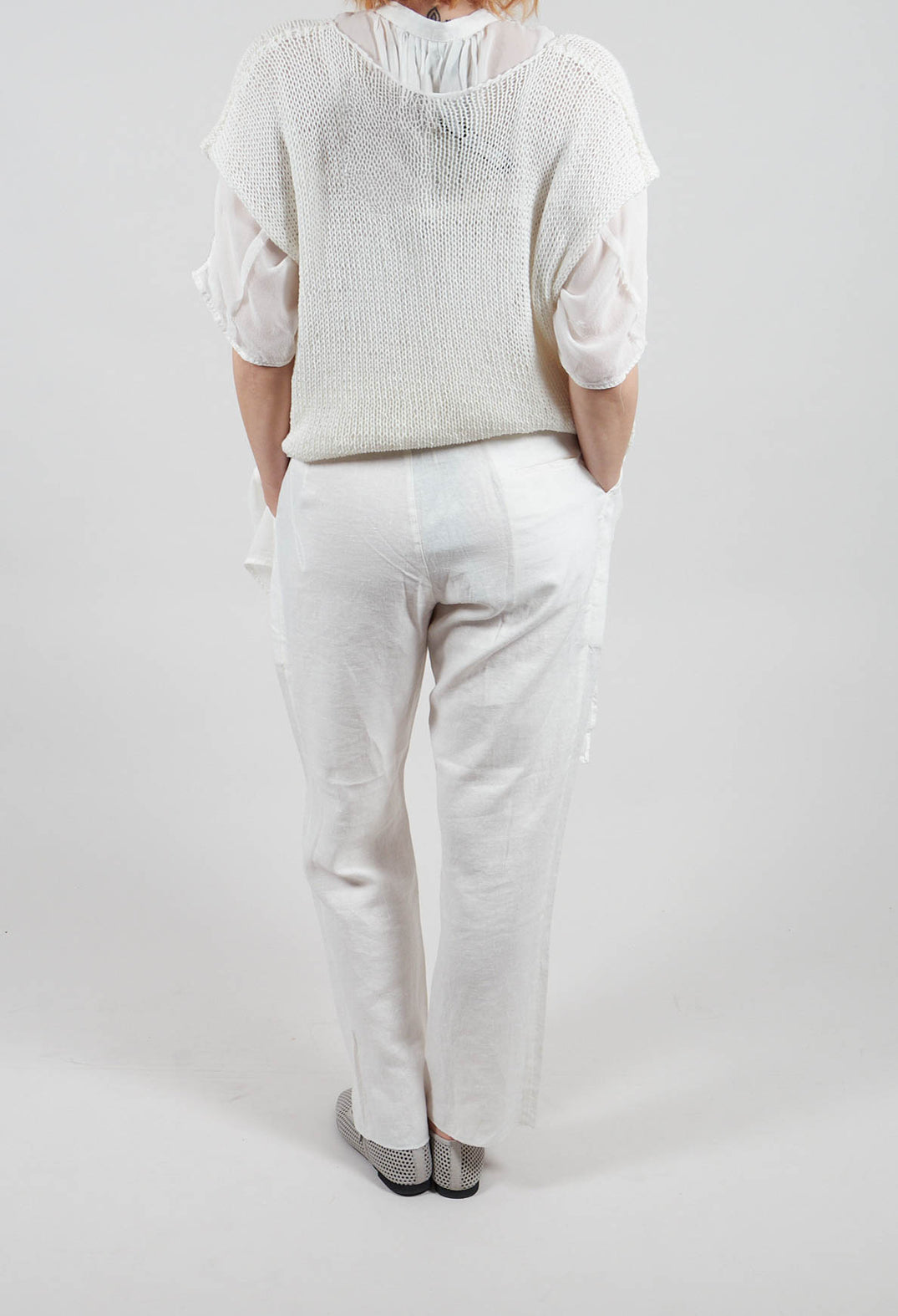 Button Fly Pants in Original Beige