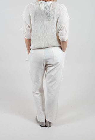 Button Fly Pants in Original Beige