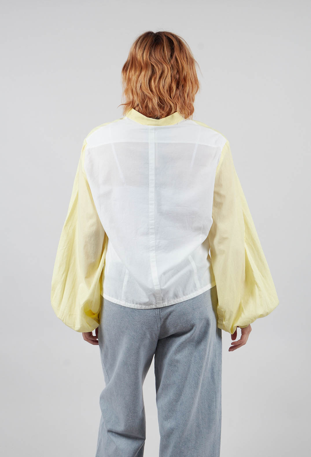 Collared Long Sleeve Shirt in Original Yellow