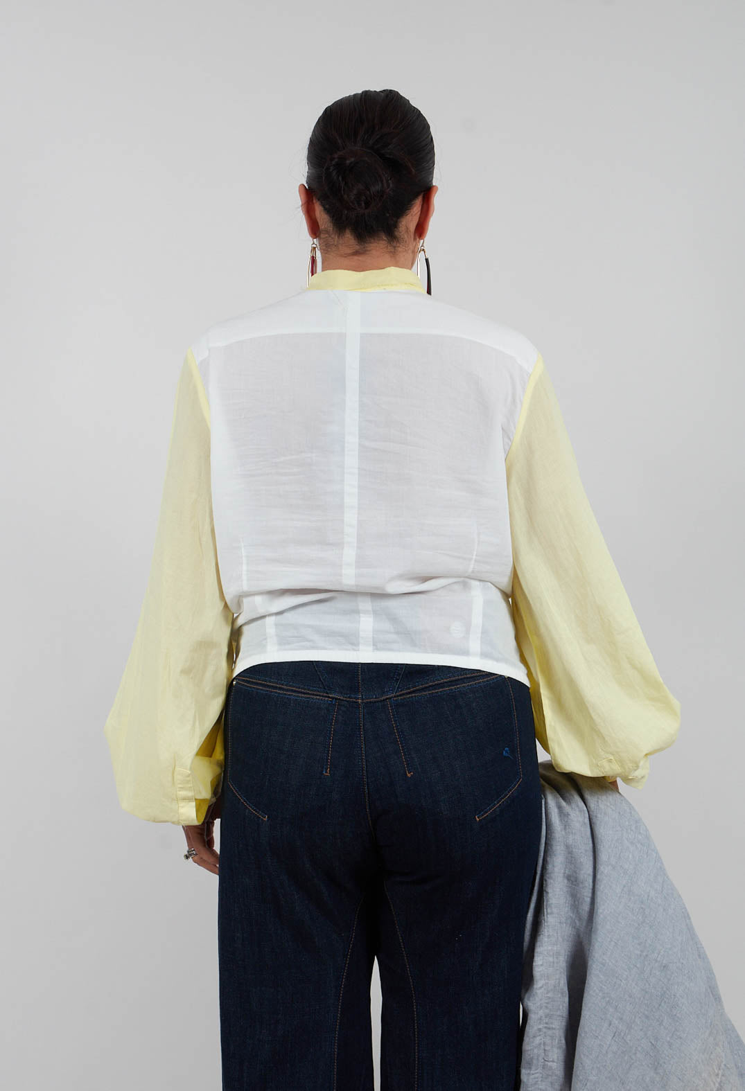 Collared Long Sleeve Shirt in Original Yellow