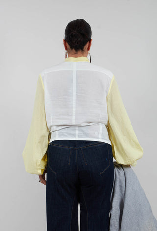 Collared Long Sleeve Shirt in Original Yellow