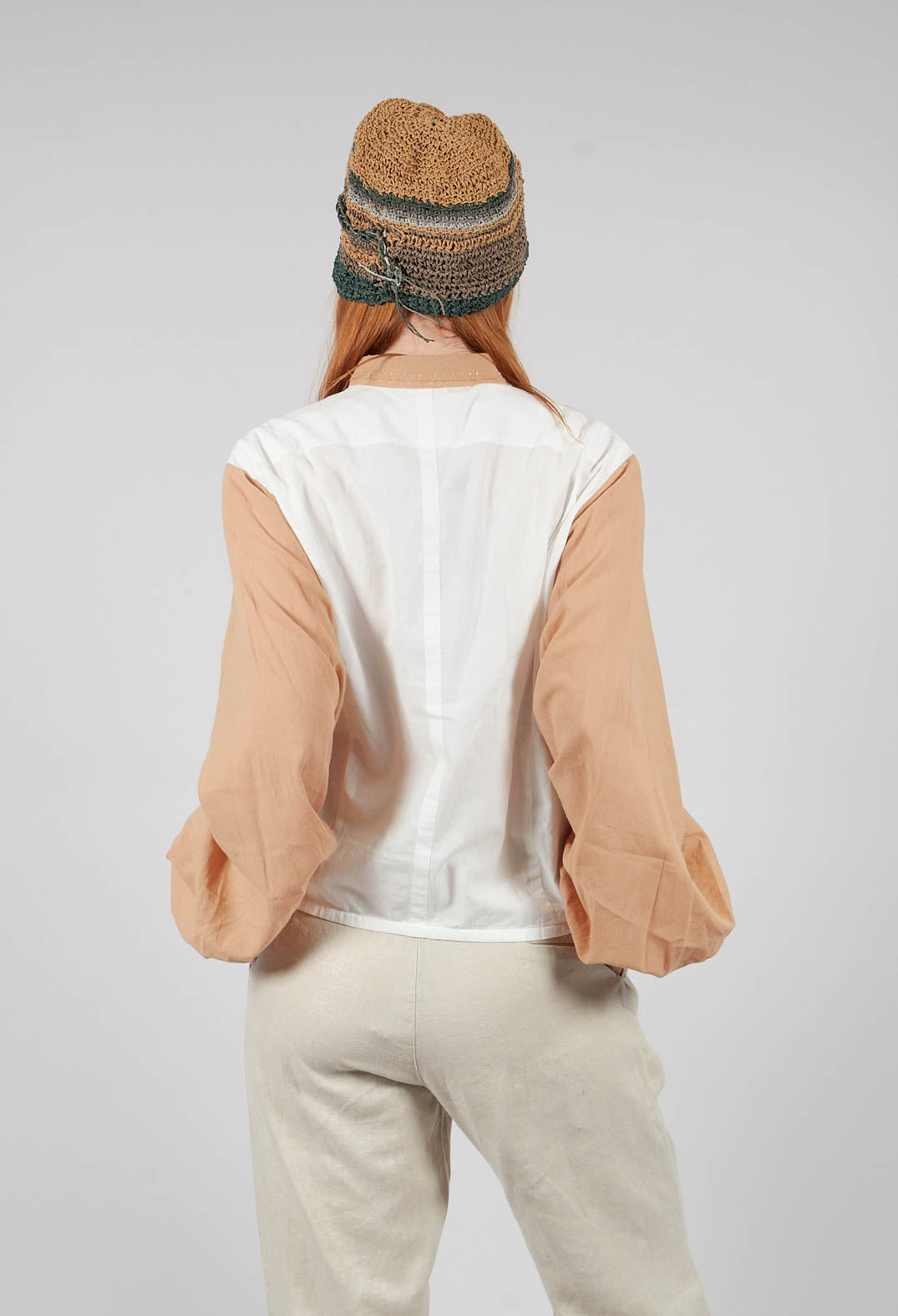 Collared Long Sleeve Shirt in Sand