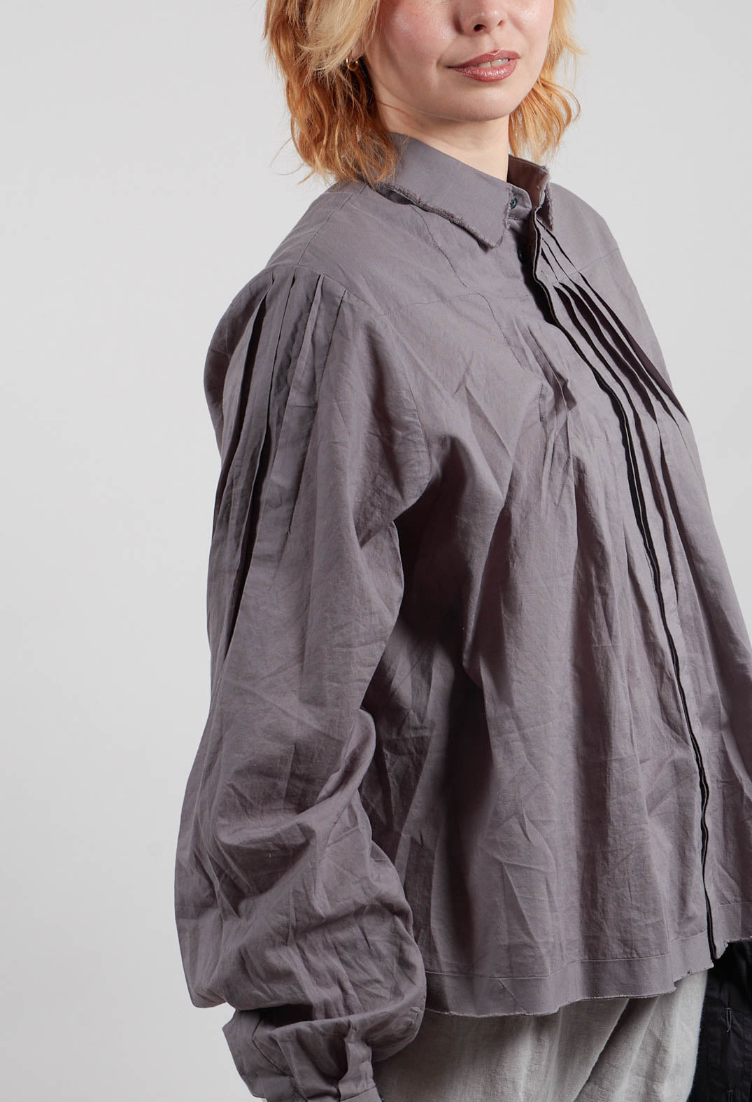 Long Sleeve Shirt in Anthracite