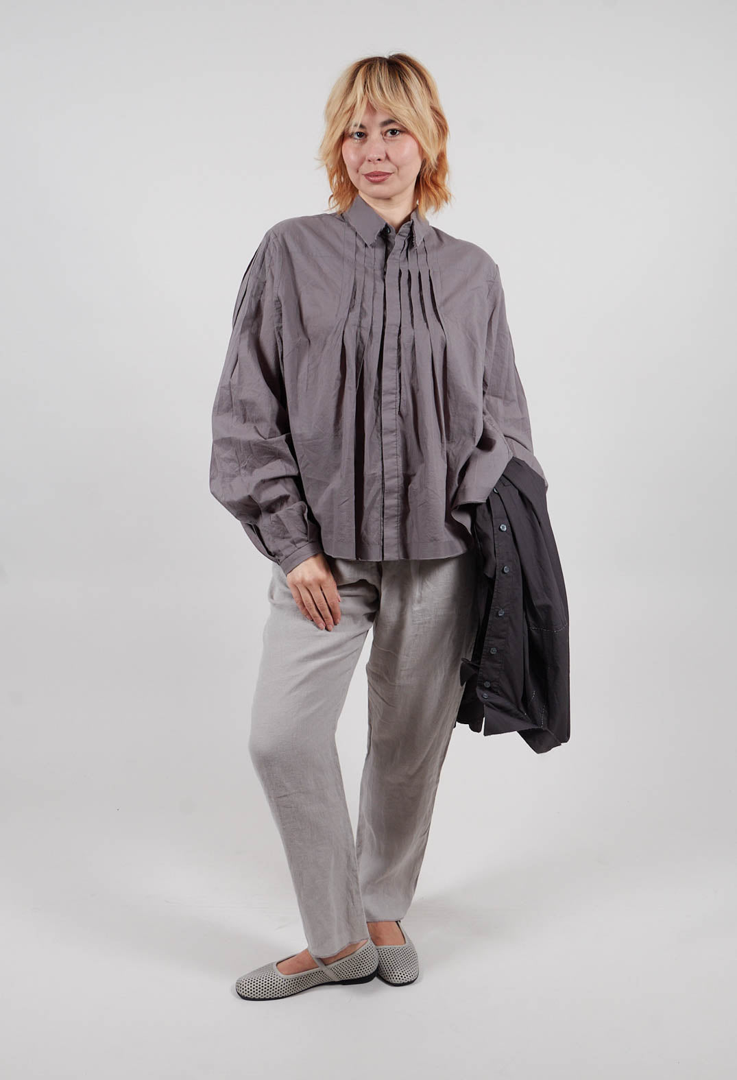 Long Sleeve Shirt in Anthracite