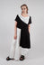 Ango Dress in Black and White