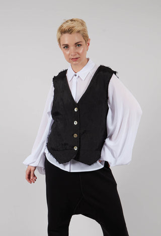 Kats Vest in Black
