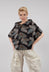 Oler Top in Black Grey and Brown
