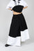Uvik Skirt in White with Black