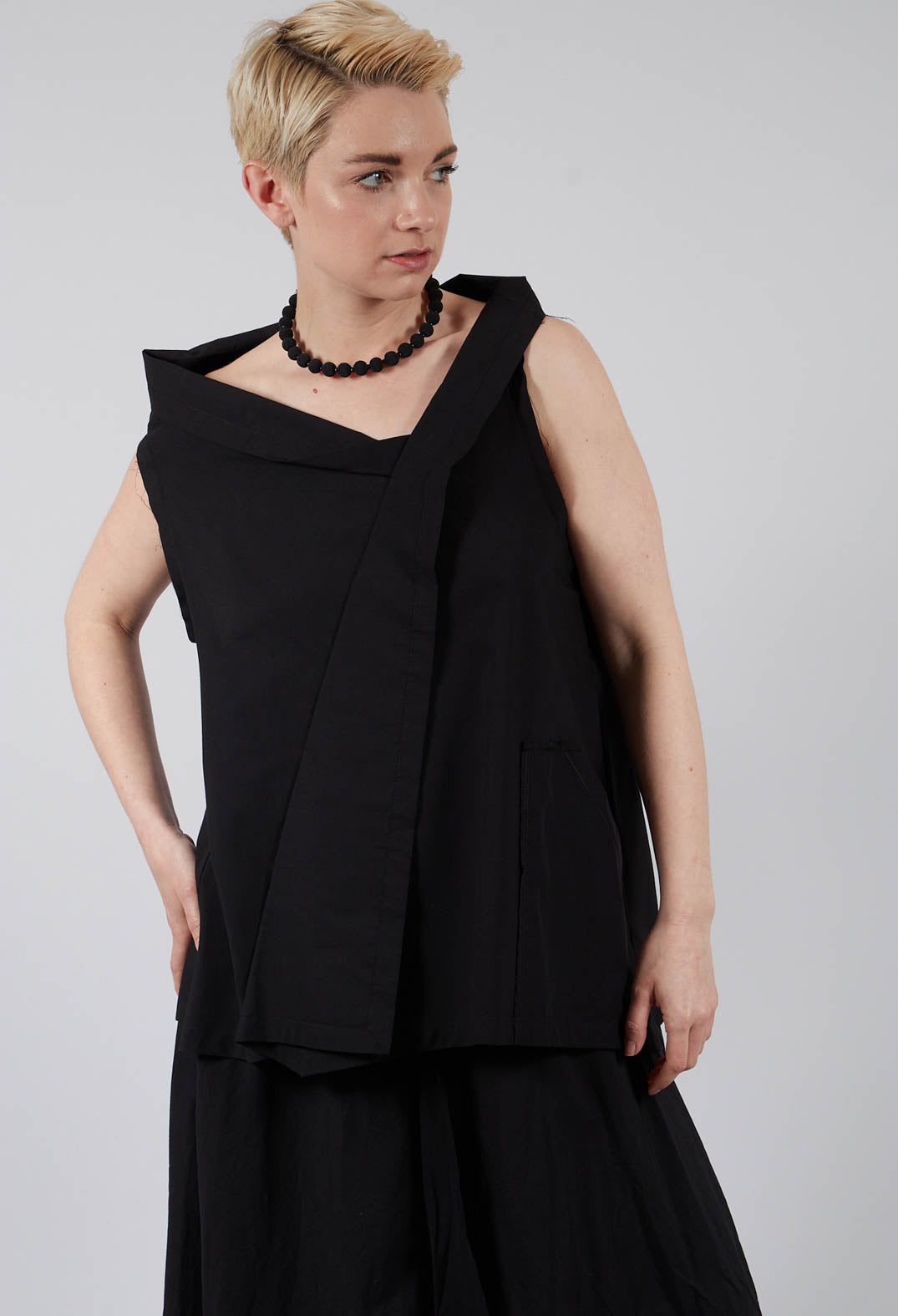 Afia Top in Black