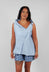 Afia Top in Light Blue