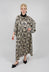 Egle Silk and Satin Kaftan Dress in Black
