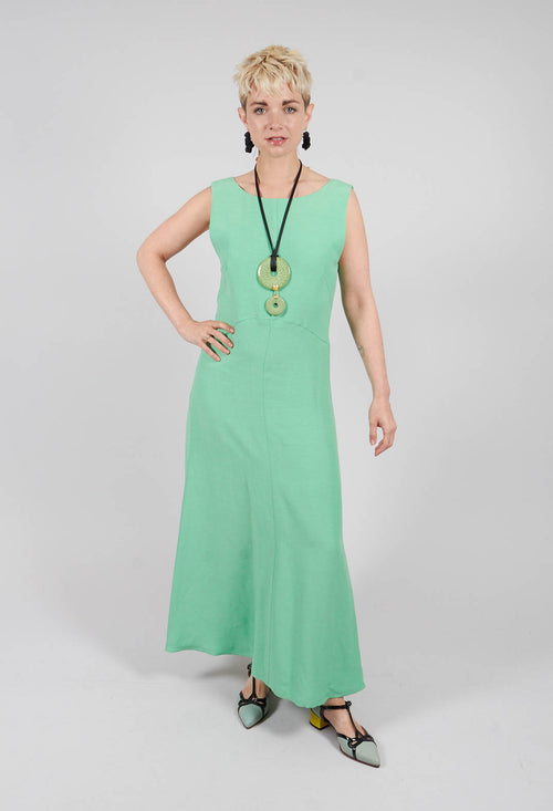 Fedra Flared Dress in Seafoam