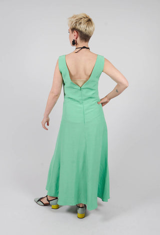 Fedra Flared Dress in Seafoam