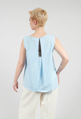 Top with Ruffle and Raffia Detail in Open Air