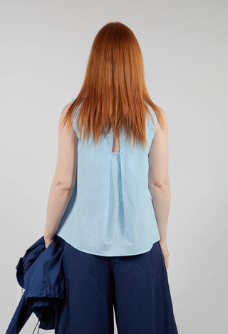 Top with Ruffle and Raffia Detail in Open Air