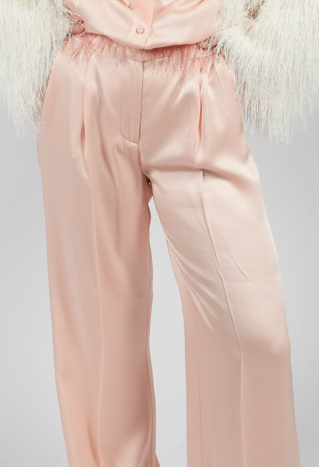 Aura Satin Trousers in Arizona Sunrise
