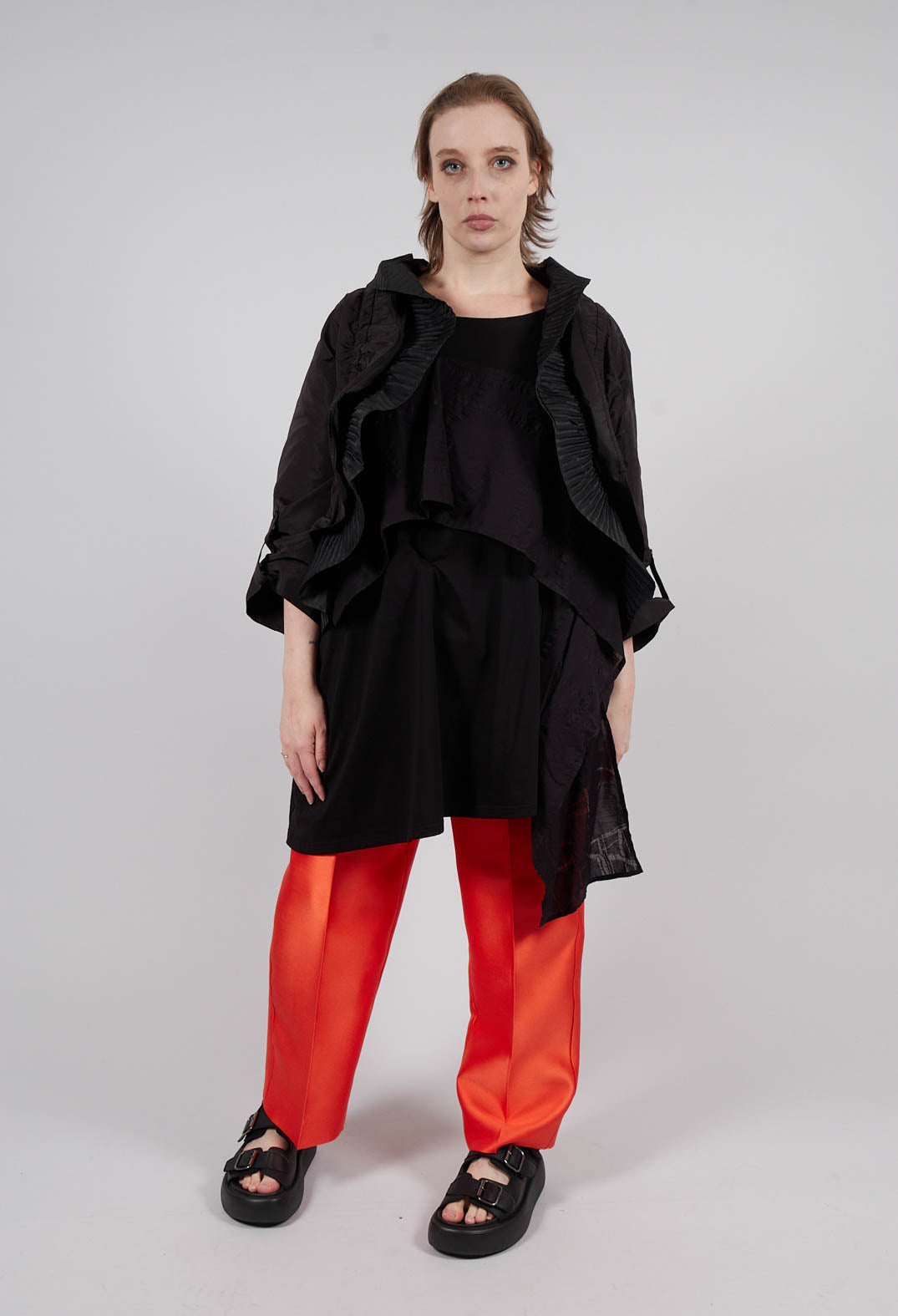 Hopper Straight Duchesse Trousers in Koi