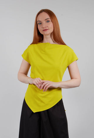 Mira Draped Top in Citrine