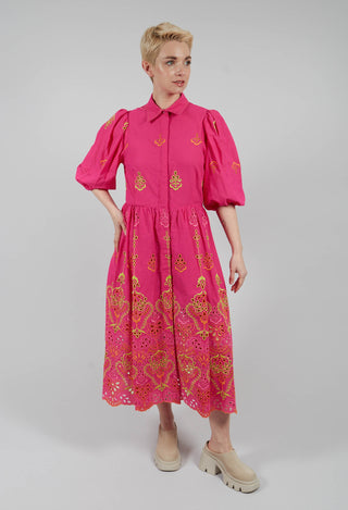 Sangallo Chemisier Dress in Party Punch