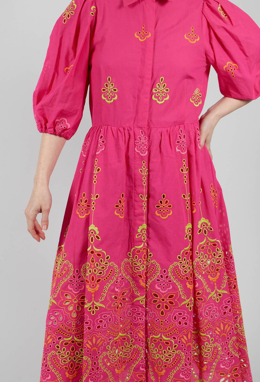Sangallo Chemisier Dress in Party Punch