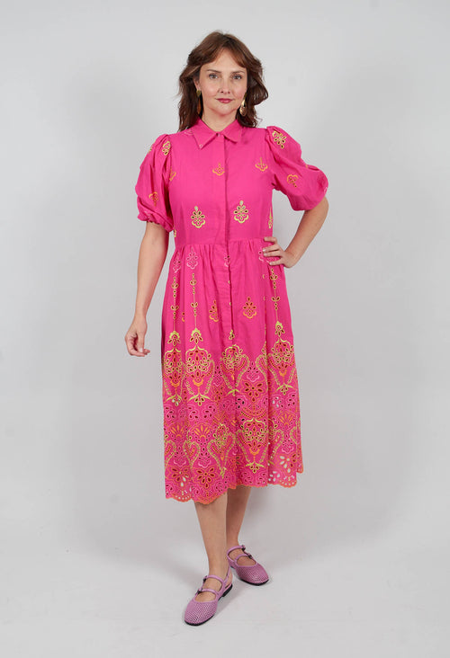 Sangallo Chemisier Dress in Party Punch