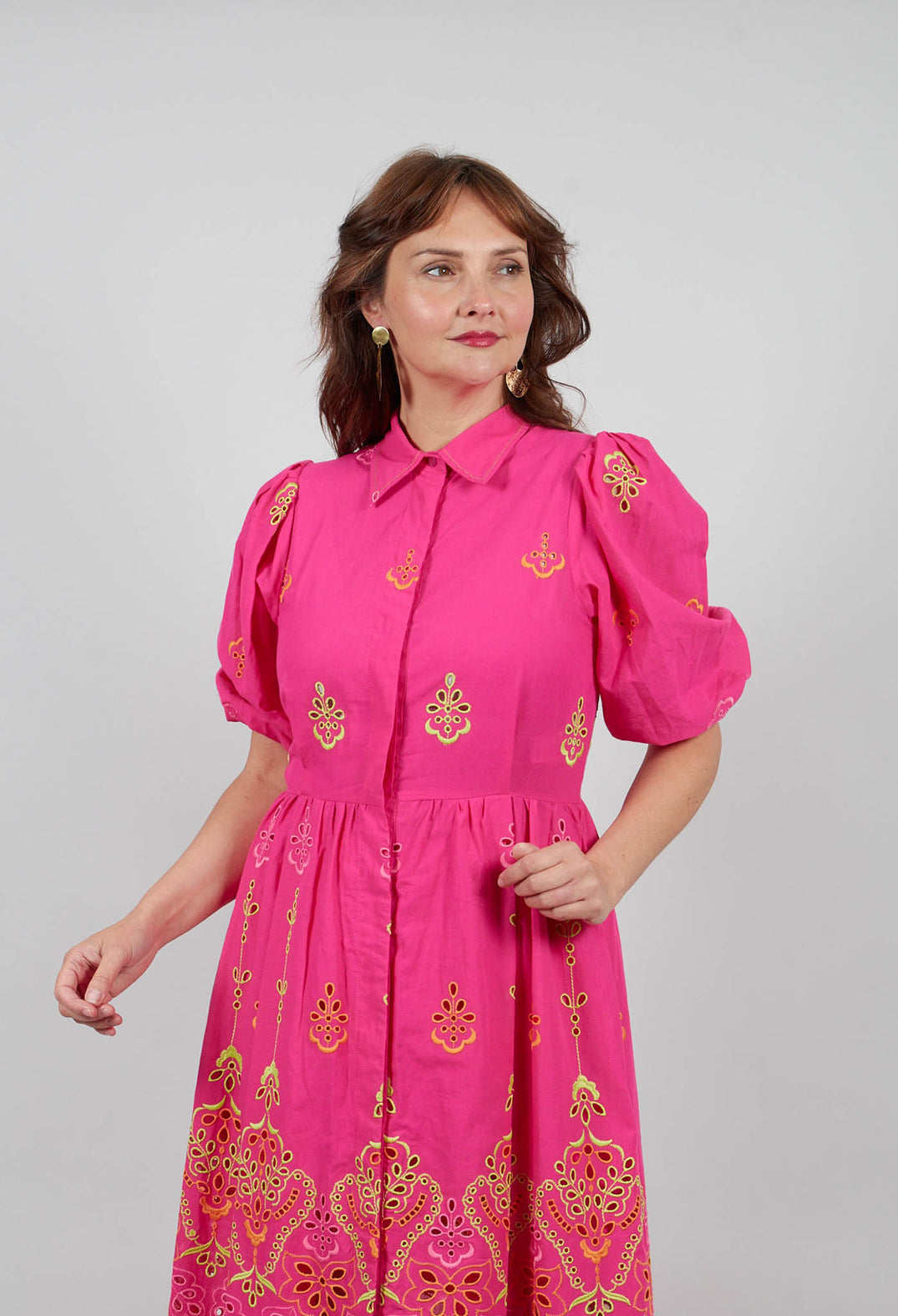 Sangallo Chemisier Dress in Party Punch