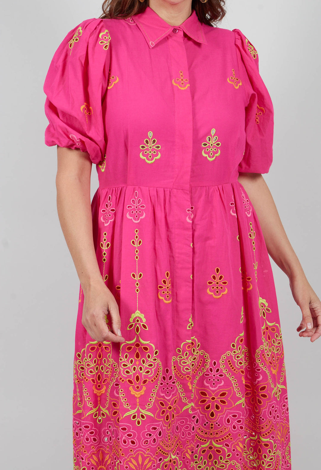 Sangallo Chemisier Dress in Party Punch