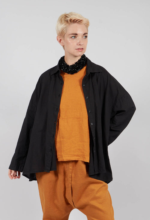 Accesa P Shirt in Nero