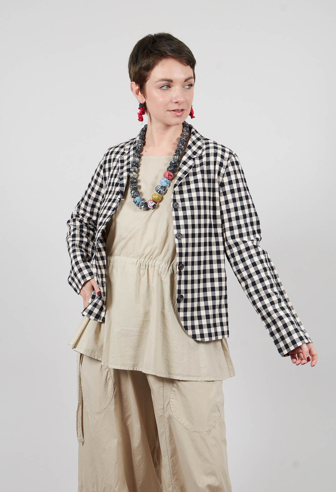 Adel Q Jacket in Nero