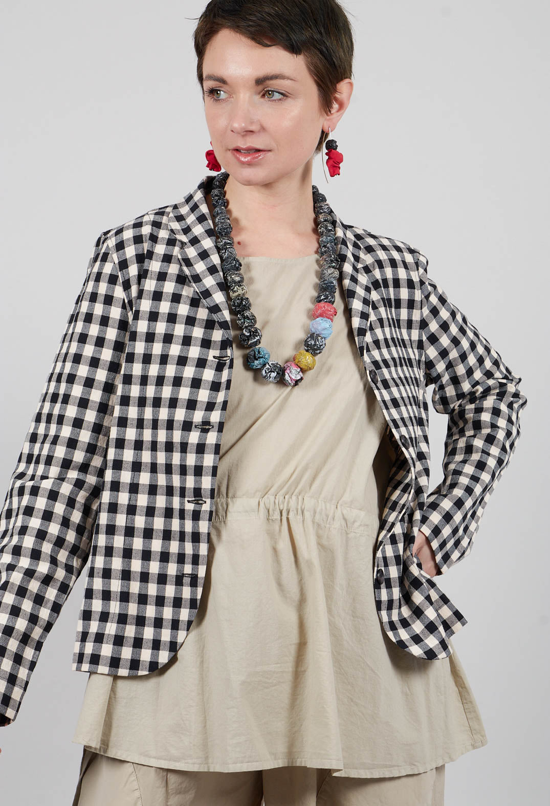 Adel Q Jacket in Nero