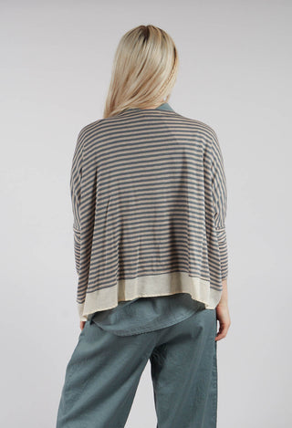 Bamboo LR Jumper in Lago Stripe