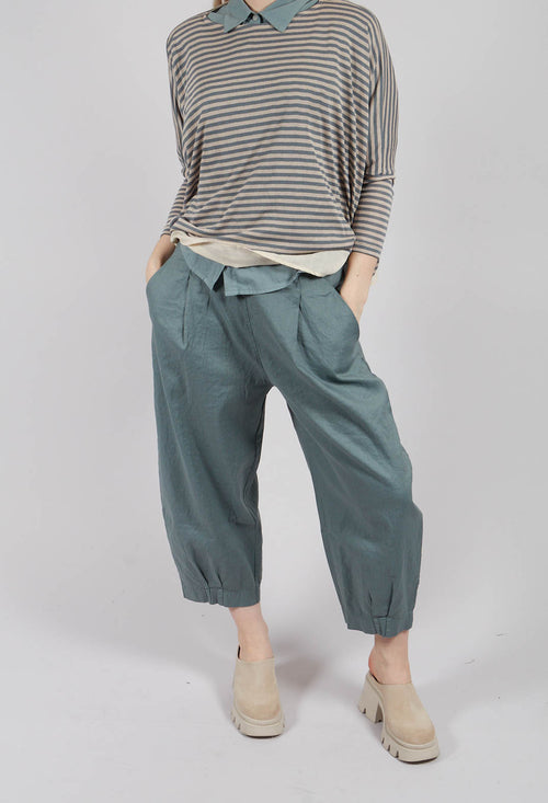 Bianco D Trousers in Lago