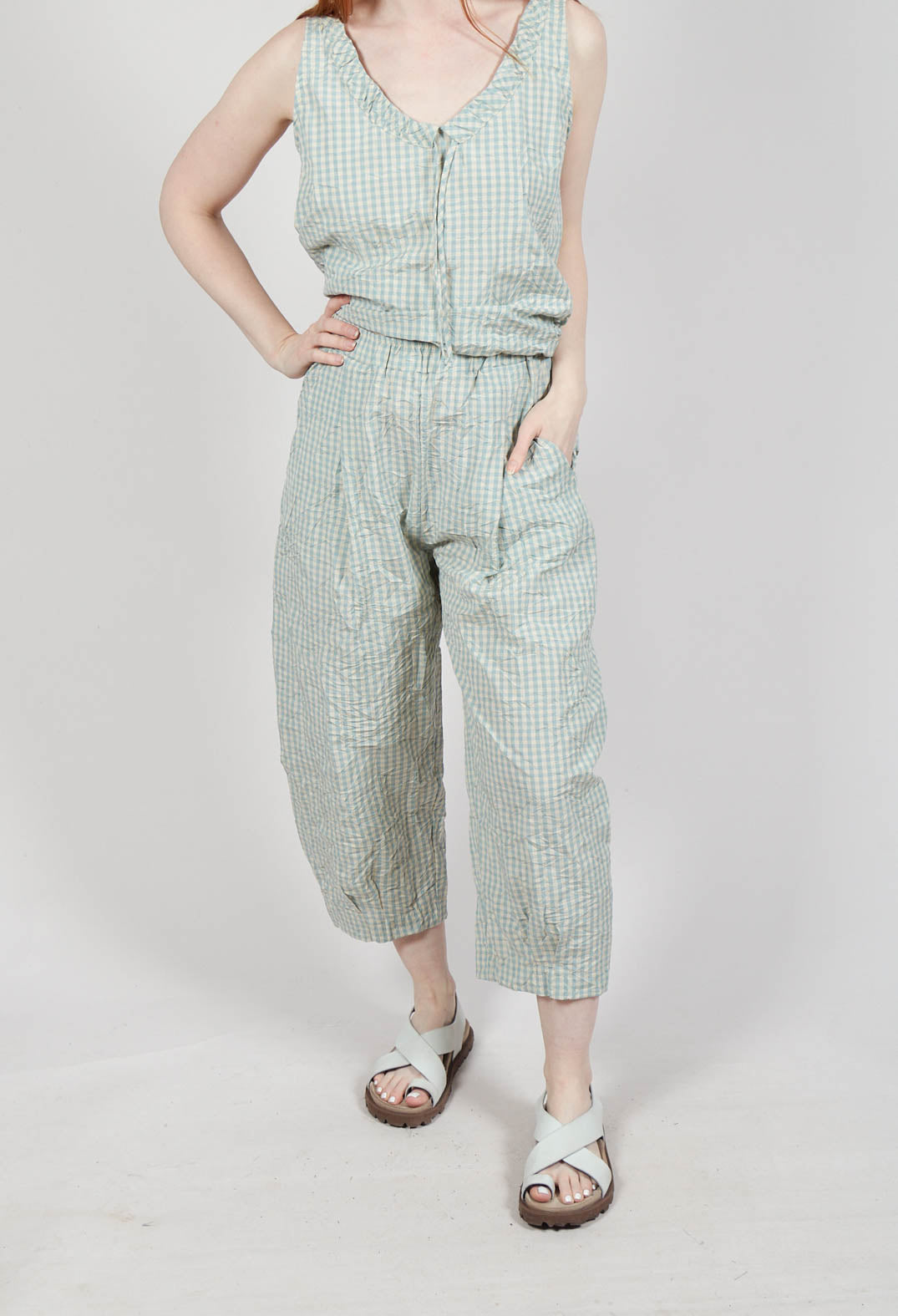 Bianco G Trousers in Lago
