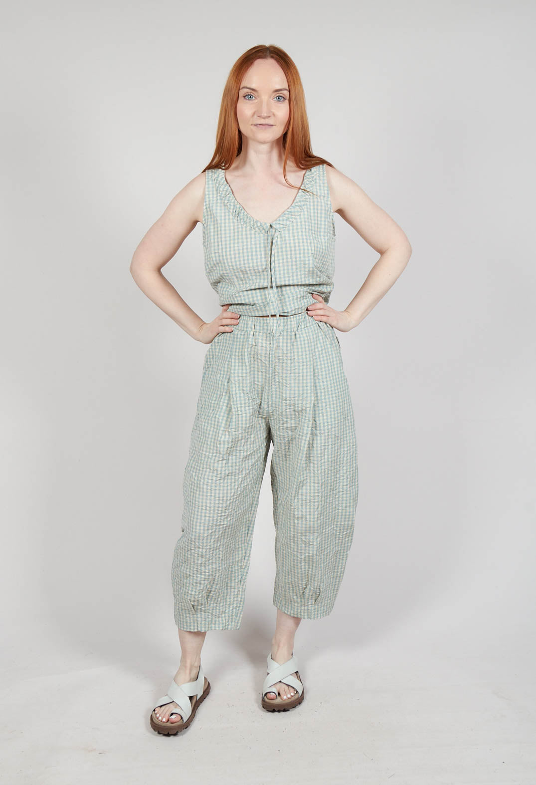Bianco G Trousers in Lago