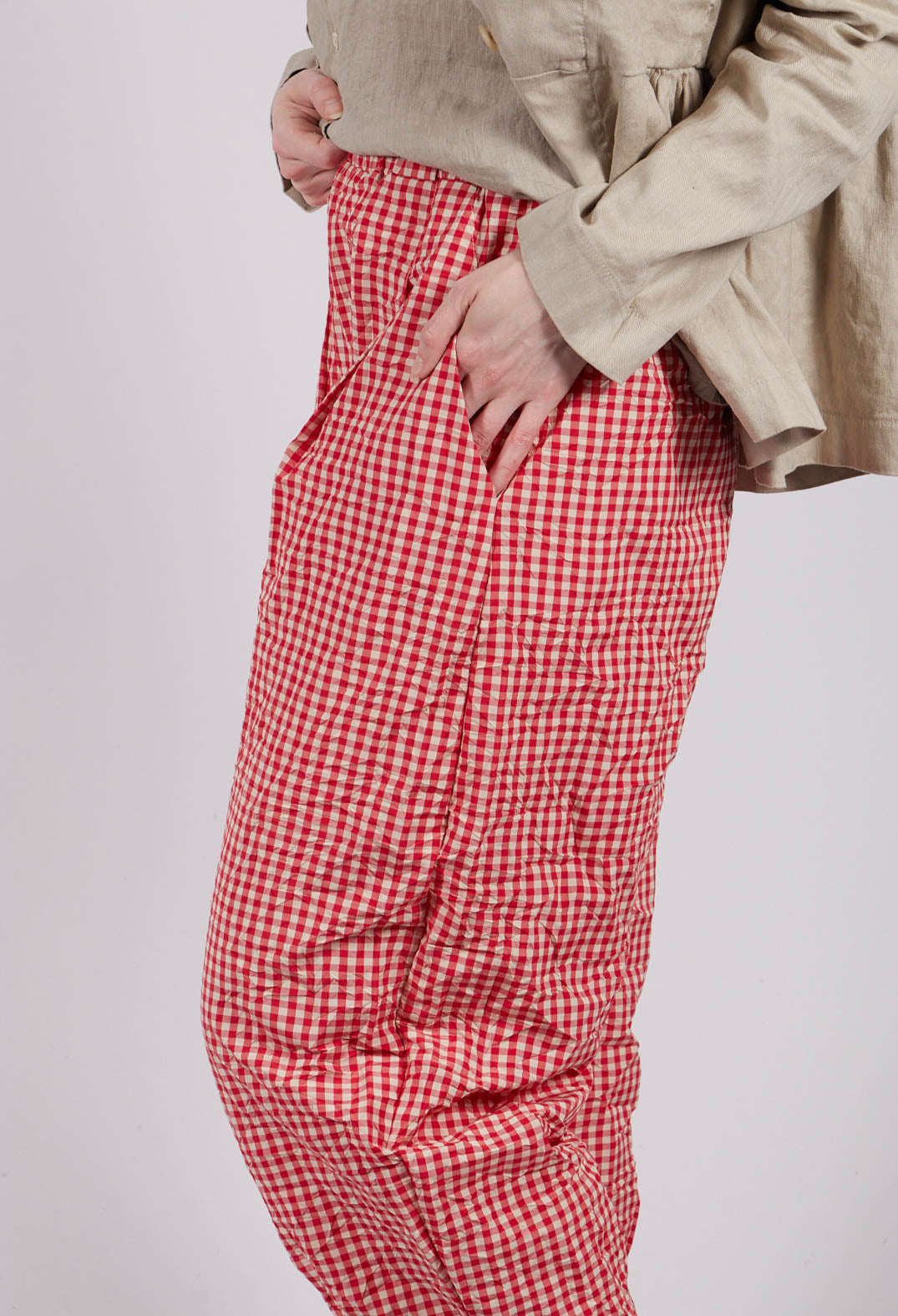 Bianco G Trousers in Ribes